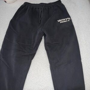 White Fox Sweatpants